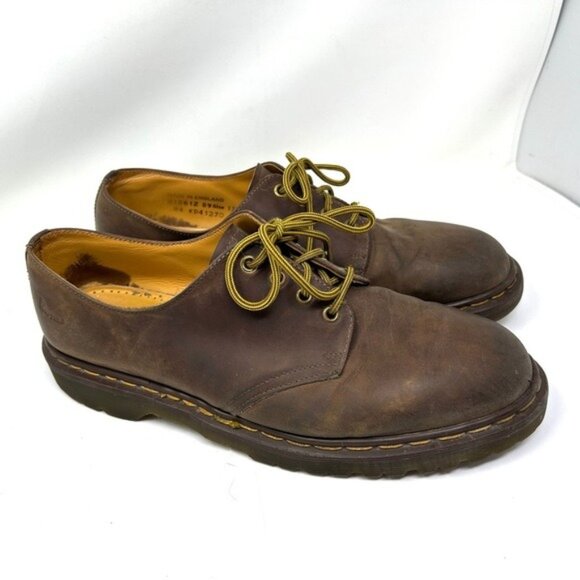 Dr Martens Vintage 4 Hole A-CH1561Z Brown Made in England size 13 US or 12 UK main image 15